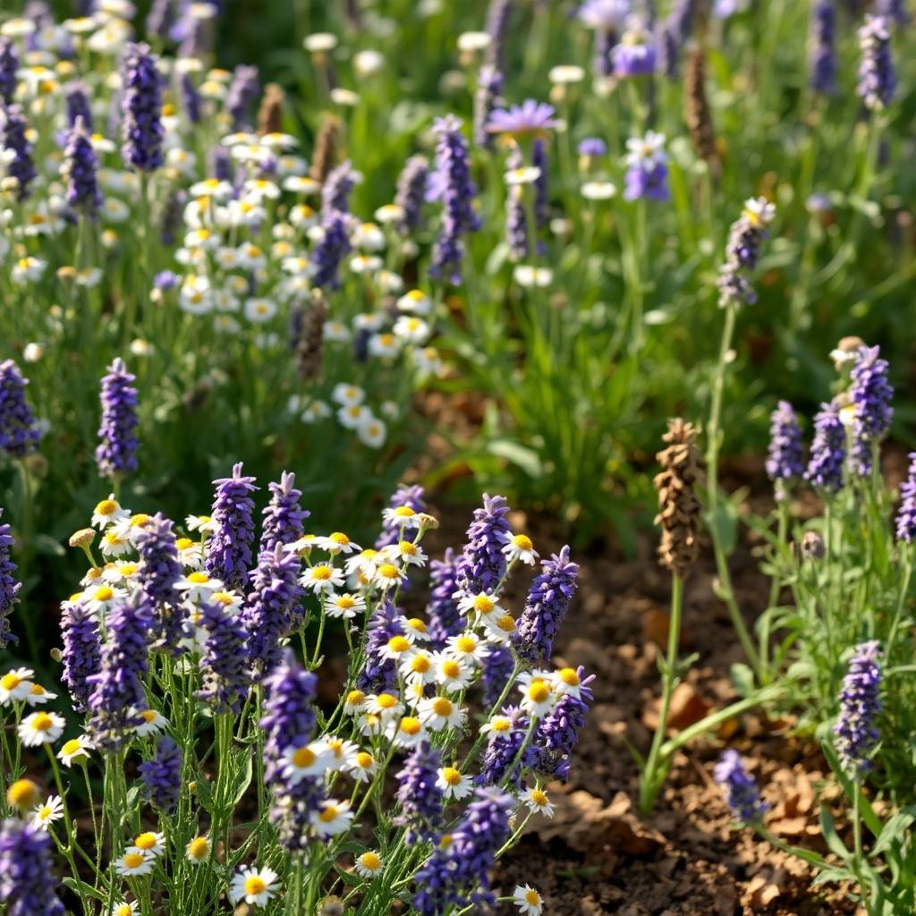 lemon balm and lavender planted together Companion Planting: Heavenly Triad A calming trio of chamomile, lavend –  Terra Mater Gardens