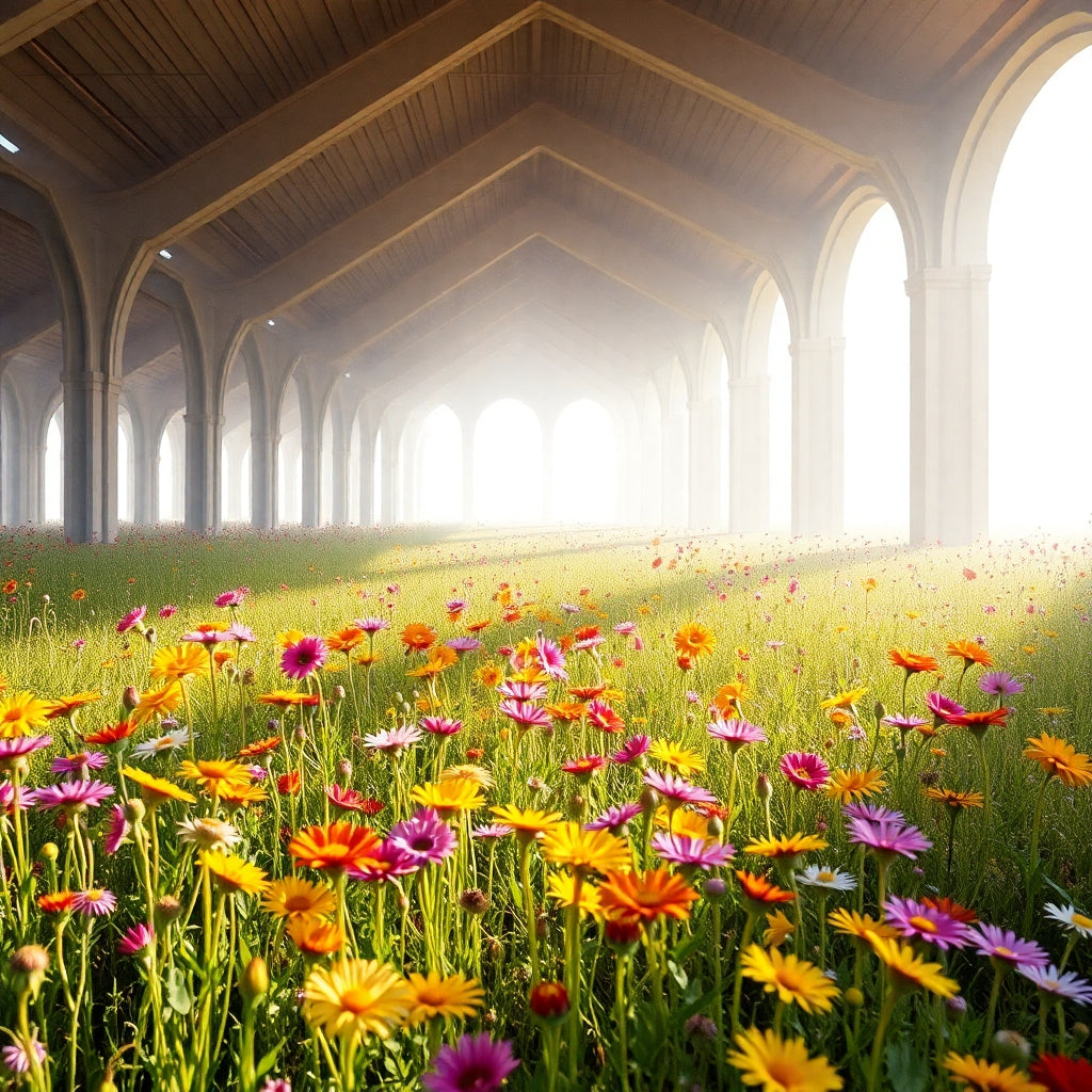 flower seeds for sunny areas Wildflower Sunny Meadow Mix Organic Seeds – Sun-loving wildflowers in warm  hues, creating a cheerful and pollinator-friendly meadow or garden space