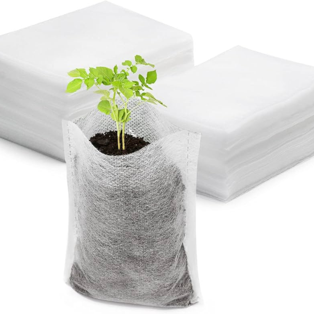 non woven plant Non-Woven Plant Seeding Grow Bags 4"x5.5" – Durable, breathable pots for seedlings & cuttings; boost root health & easy transplant success